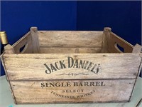 Three Vintage Style Crates, Jack Daniels and Coca