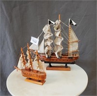 Two Smaller Sailboat Models