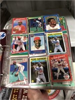 NOTEBOOK OF BALL CARDS