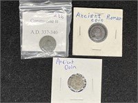 Lot of (3) Ancient Coins (Ancient Coin of Constant