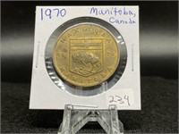 1970 Manitoba, Canada Coin