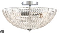 Quoizel Tango Polished Semi-Flush mount light $85