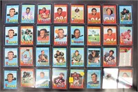1971 Topps Football Cards 50+, light duplication,