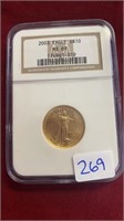 1/4 OUNCE 2003 GOLD EAGLE