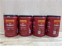 4 containers Folgers coffee