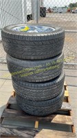 Set of Yokohama Tires & Rims, 275/55R20