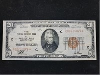 1929 $20 Federal Reserve FR-1870c