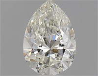 Gia Certified Pear Cut .51ct Si2 Diamond