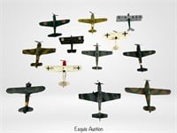 Vintage Military Airplanes Plastic Models