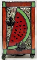 Watermelon Stained Glass Fairy Lamp