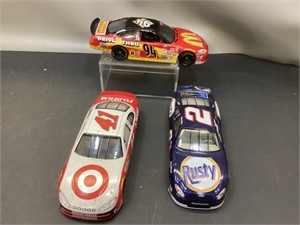 Assorted model race cars