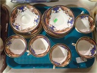 AYNSLEY CUPS & SAUCERS