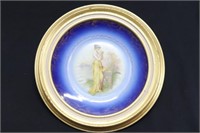 Empire Bavaria Framed Antique Plate