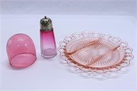 Vintage Pink Glassware incl Depression, etc
