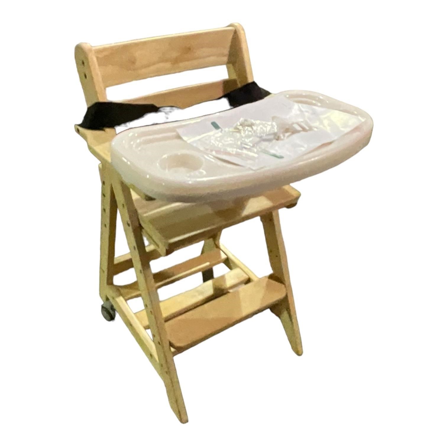 Wooden adjustable high chair - new in box