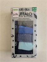 BUFFALO 6PCS BOYS BOXER BRIEFS SIZE XL