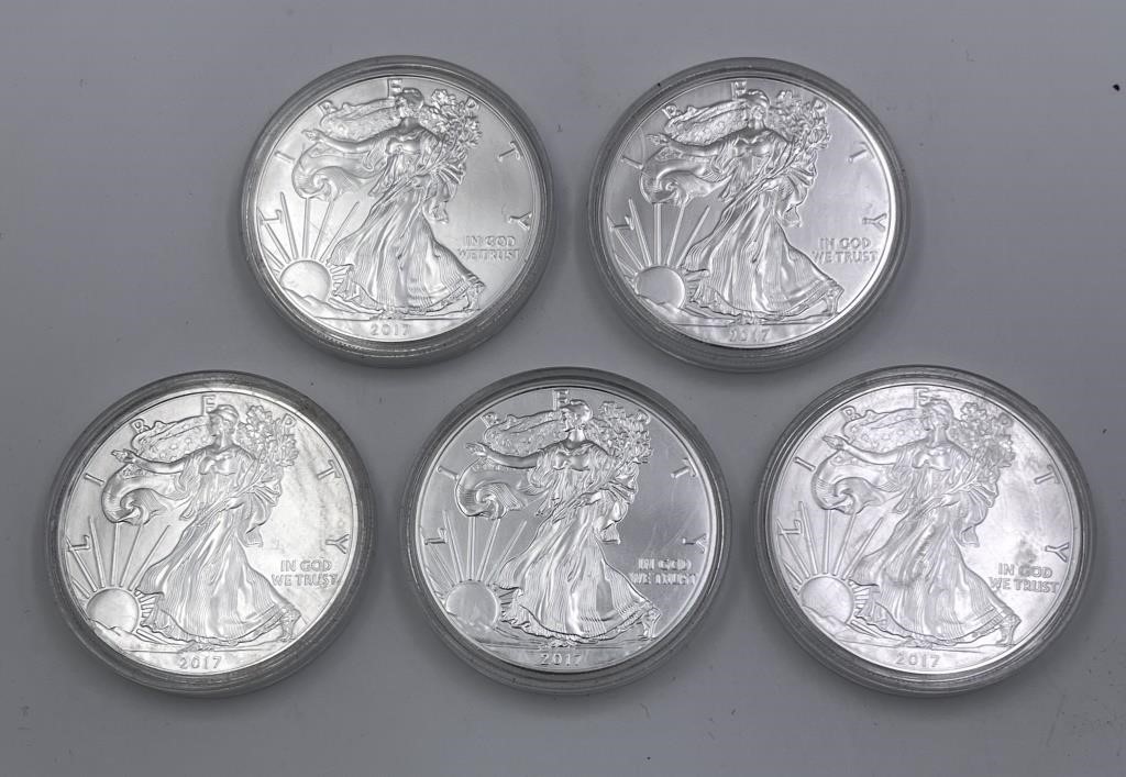 2017 Silver Eagle Coins