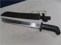 Basic 16" usable Machete Knife w/ Sheath