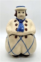 Vintage USA Ceramic Cookie Jar Dutch Boy Shawnee