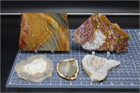 Excellent Polished Mixed Slabs, 1lbs 13oz