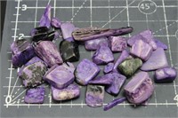 Polished Charoite Pieces, 47.5 Grams