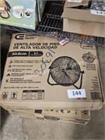 2- commercial electric 20” floor fans