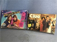 Classic Board Game Lot Includes Clue & Dream