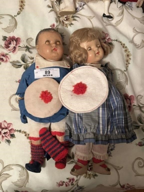 Two Antique Dolls