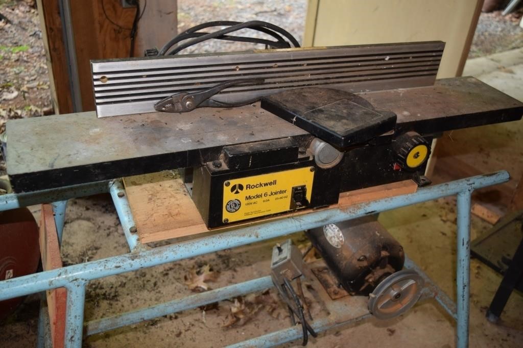 Rockwell Model 6 Jointer & Stand (runs)