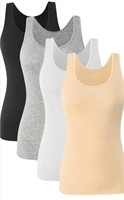New (Size XXL) 4pack ROSYLINE Basic Tank Tops for