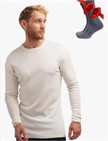 New (Size XXL) Merino Wool Base Layer - Mens 100%