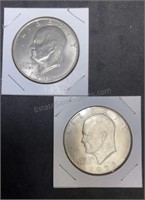 1972 Eisenhower Dollar Coins