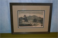 Edmund Brucker "Adirondack Landscape"