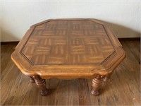 Oak Octagon Cocktail/Coffee Table