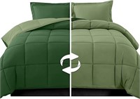 $55 (Q) 3-Piece Reversible Comforter Set,