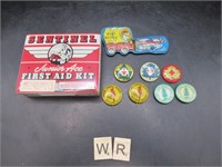 SENTINEL JUNIOR ACE FIRST AID KIT, WILDLIFE PINS