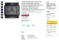 C9050  R QIDI X-PLUS3 3D Printer - High Speed