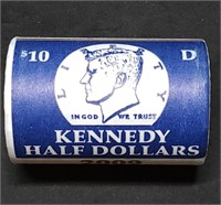 Gem BU Original Roll 2009 D Kennedy Half Dollars