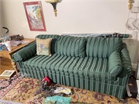 Vintage Green Upholstered Couch