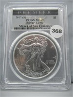2017-S Silver American eagle MS 69. Struck at San