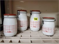 Vintage canister set (4)