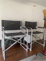 2 Cabelas camping chairs/tables