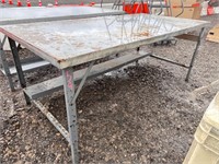 QTY 1- 4 X 8 Steel Table-NO RESERVE