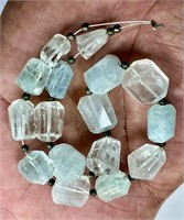 132 CTs 16 pieces Aquamarine beads