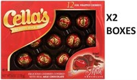 CELLA'S CHOCOLATE COVERED CHERRIES 170g BOX X2