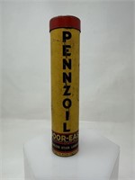 Antique Pennzoil Stainless Stick Lubricant Can