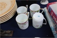 FLORAL DECORATED MUGS - NIPPON