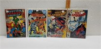 Lot of 4 Comic Books- Justice League