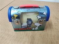 Peanuts Watch with Collectible Tin Box