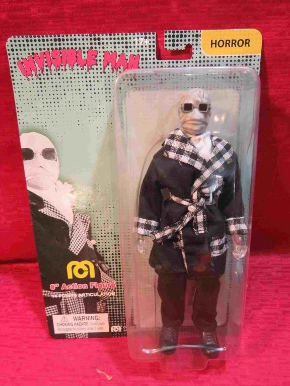 MEGO Invisible Man Monster Action Figure MIB